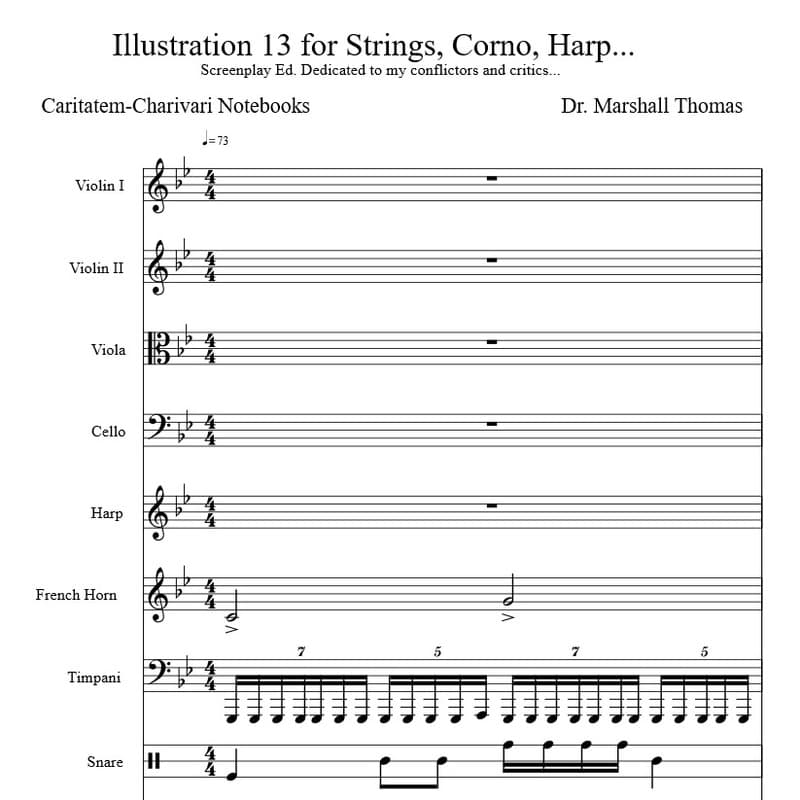 Illustration 13 for Strings, Corno, Harp...