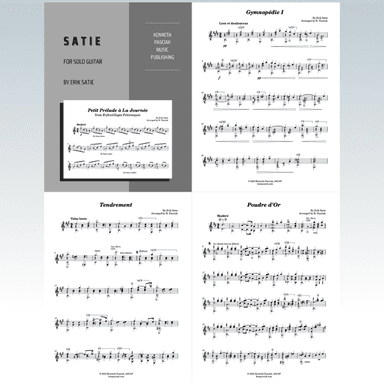 Satie (for Solo Guitar) (arr. Kenneth Pasciak)