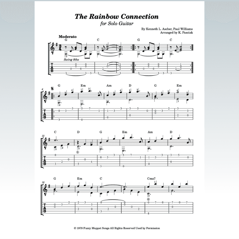 The Rainbow Connection (arr. Kenneth Pasciak)