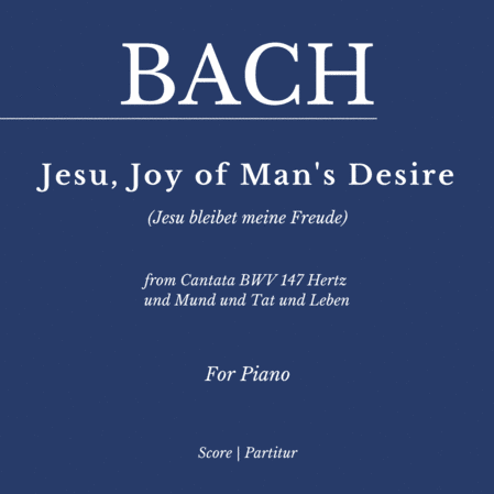 Jesu, Joy of Man's Desire - from Cantata BWV 147 Hertz und Mund und Tat und Leben (Jesu bleibet) (arr. Flavio Regis Cunha)