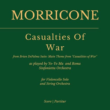 Casualties Of War -end Title (arr. Flavio Regis Cunha)