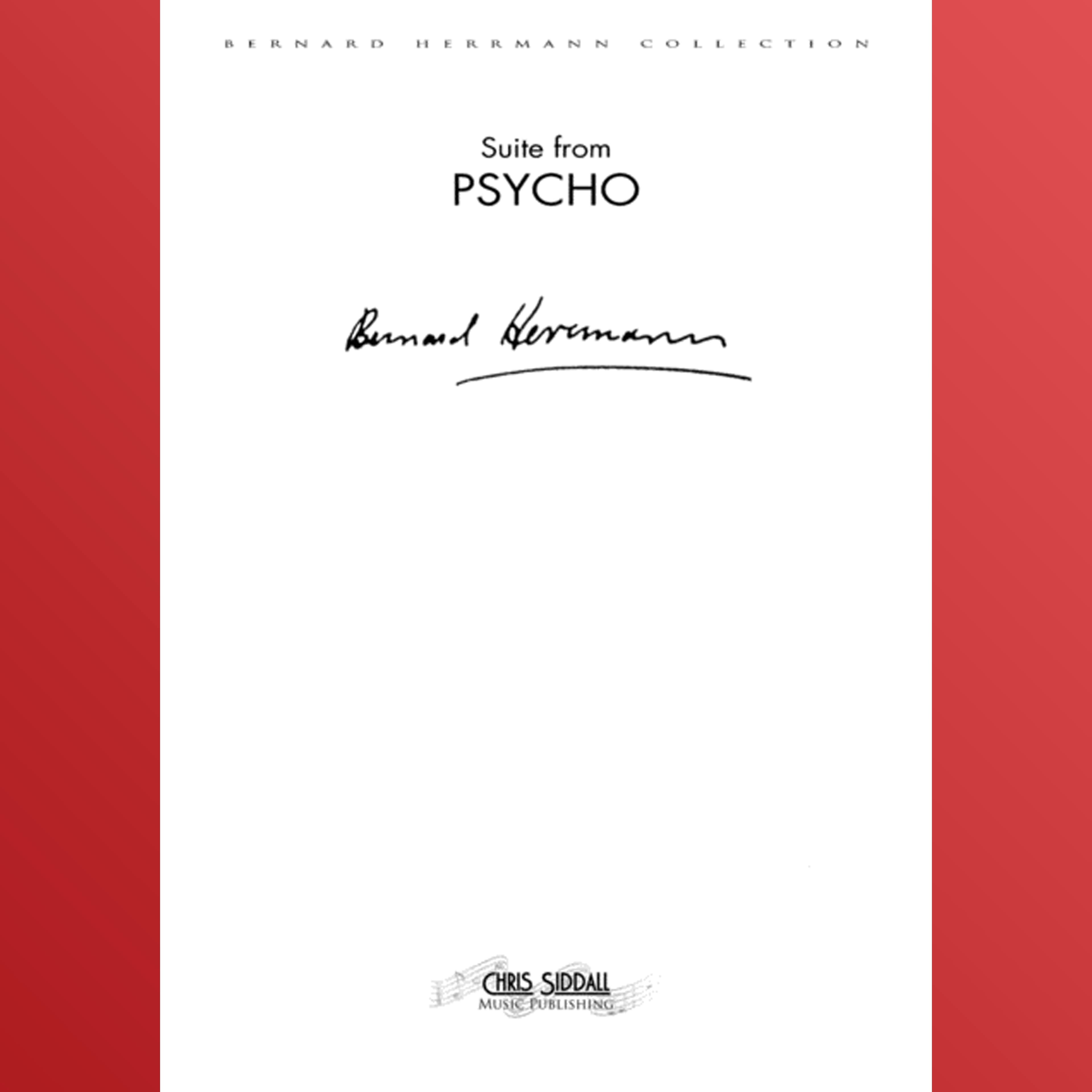 Psycho Suite (arr. Chris Siddall Music Publishing)