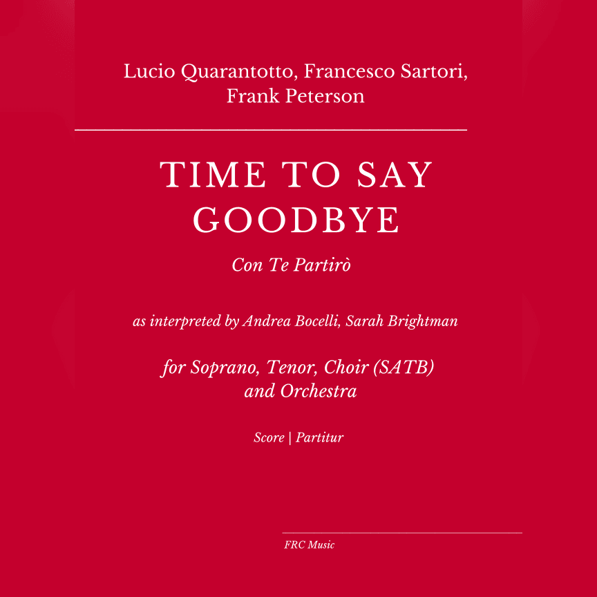 Con Te Partiro (time To Say Goodbye) (arr. Flavio Regis Cunha)