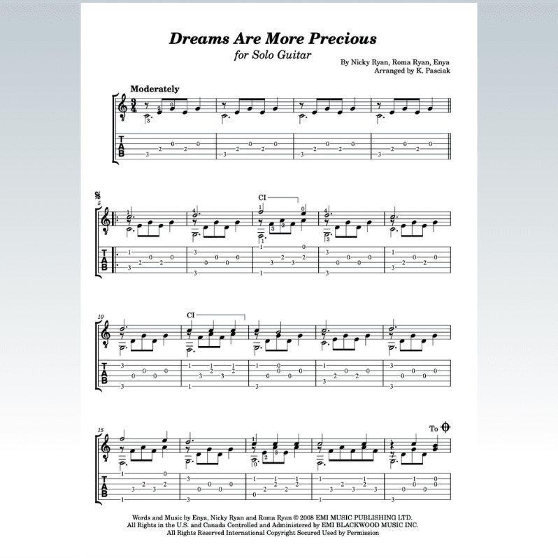 Dreams Are More Precious (arr. Kenneth Pasciak)