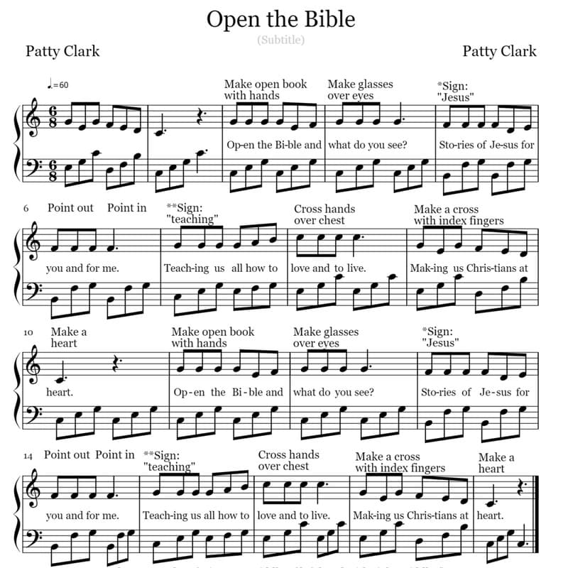Open the Bible