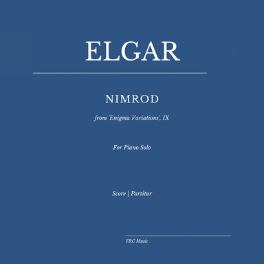 Nimrod (from 'Enigma Variations', IX) for Piano Solo (arr. Flavio Regis Cunha)