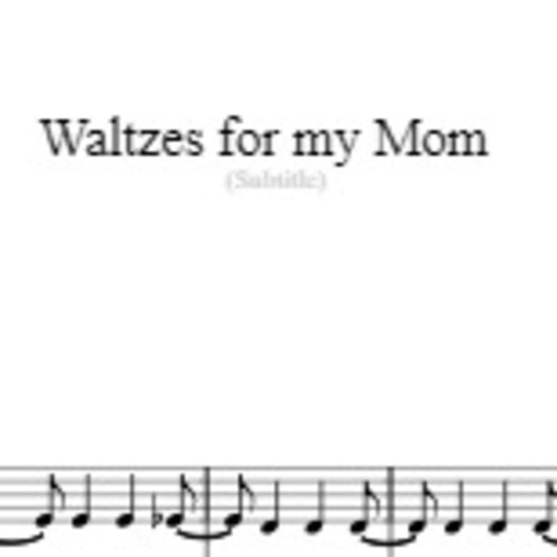 Waltzes for my Mom