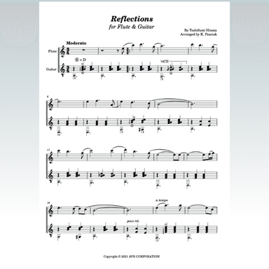 Reflections Toshifumi Hinata (arr. Kenneth Pasciak)