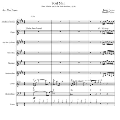 Soul Man (arr. Nicholas Cocco)