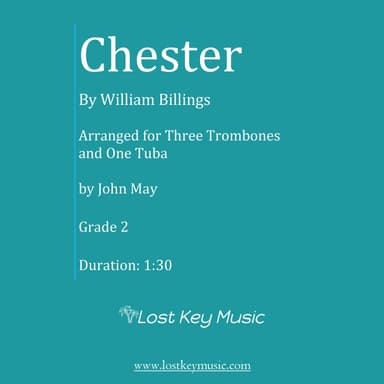Chester-Three Trombones and One Tuba (arr. John May)