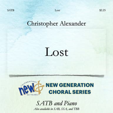 Lost (SATB)