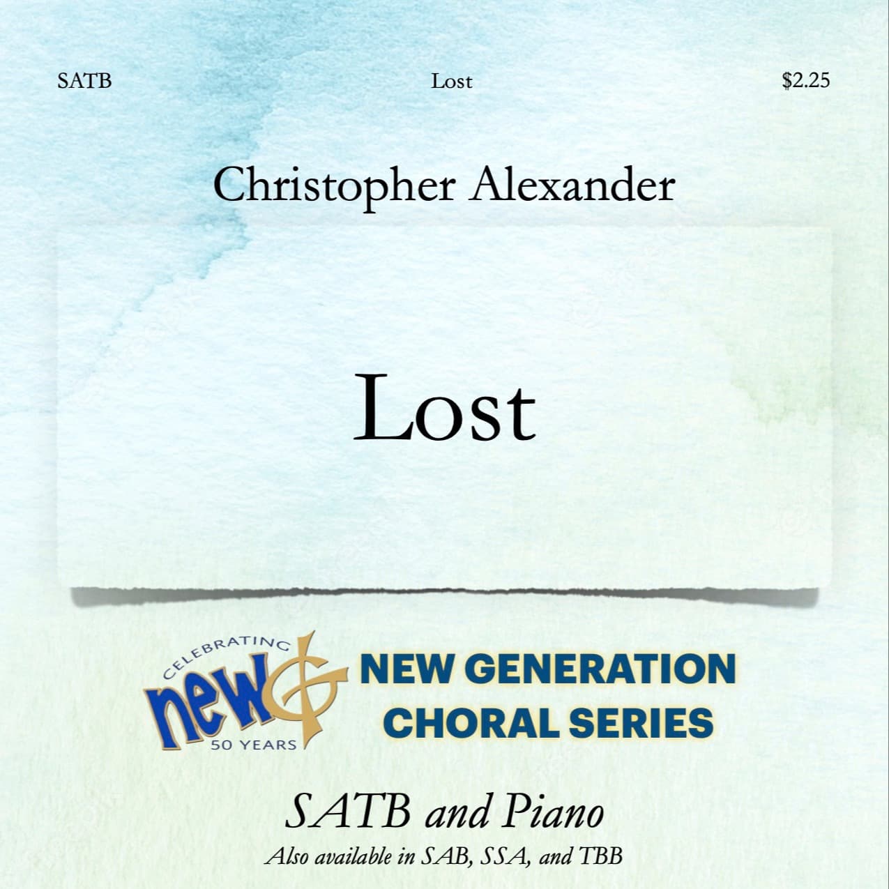 Lost (SATB)