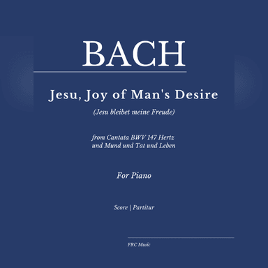 Jesu, Joy of Man's Desire - from Cantata BWV 147 (Jesu bleibet meine Freude) (arr. Flavio Regis Cunha)
