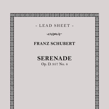 Serenade (arr. Francesco Calì)