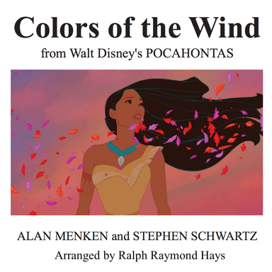 Colors Of The Wind (arr. Ralph Raymond Hays)