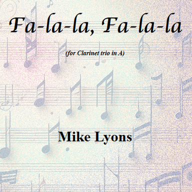 Clarinet Trio - Fa-la-la, Fa-la-la (A clarinets)
