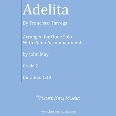 Adelita-Oboe Solo with (Optional Piano Accompaniment) (arr. John May)