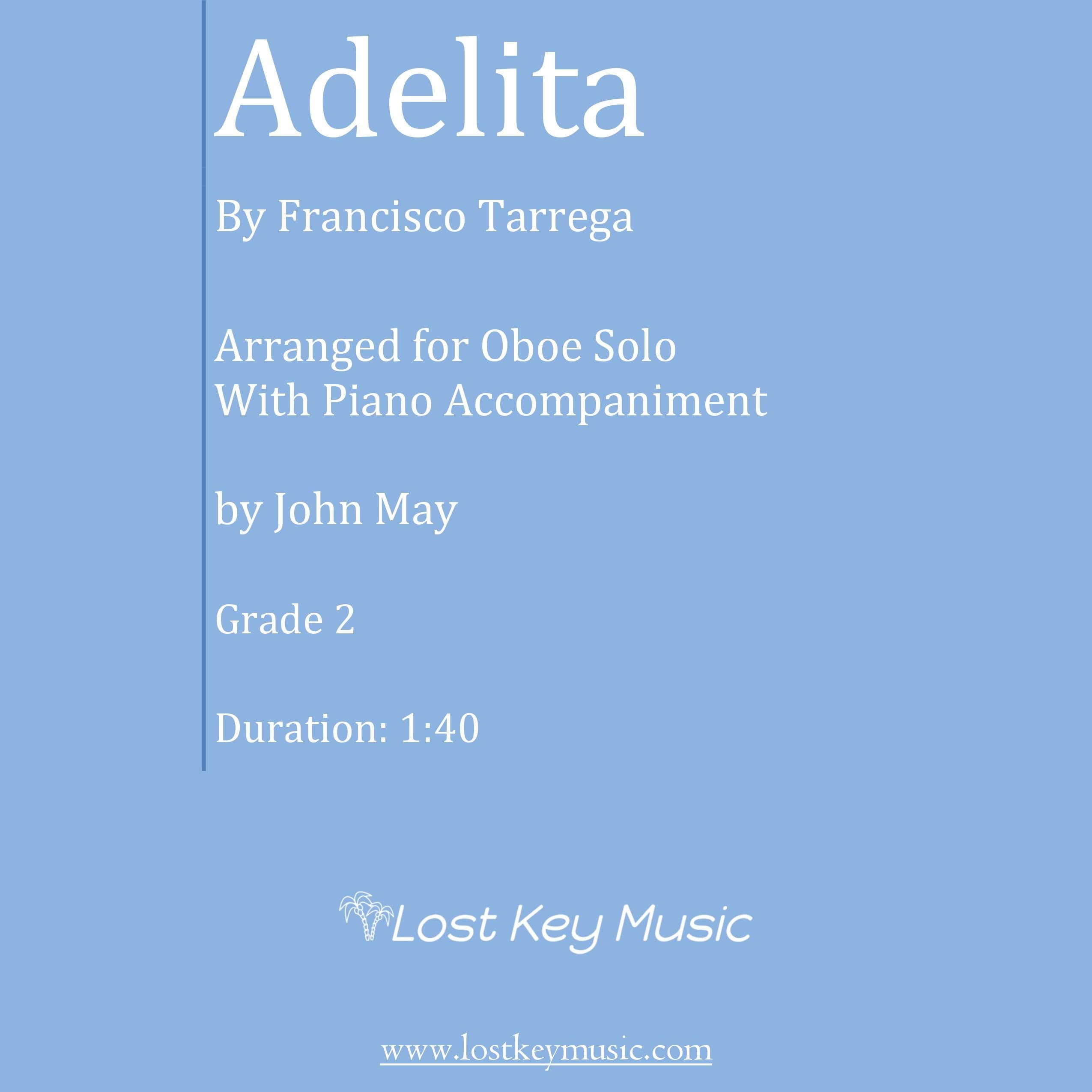 Adelita-Oboe Solo with (Optional Piano Accompaniment) (arr. John May)