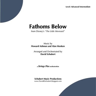 Fathoms Below - Score Only (arr. David Schubert)