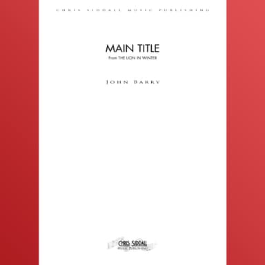 The Lion In Winter - Score Only (arr. Chris Siddall)