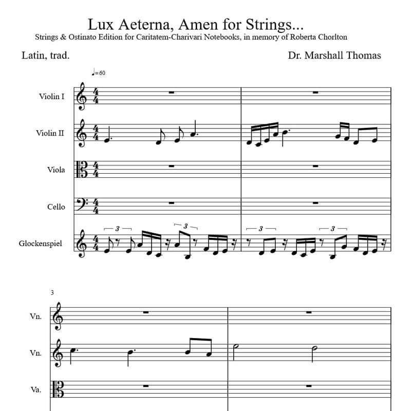 Lux Aeterna, Amen for Strings...