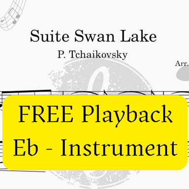 Swan Lake (Tchaikovsky) + FREE Mp3 Playback + Pdf Solo and Piano Parts (arr. Fabio Eduardo de Oliveira)
