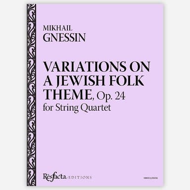 Variations on a Jewish Folk Theme, Op. 24