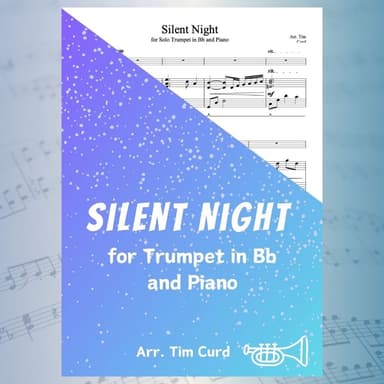 Silent Night for Solo Trumpet in Bb and Piano (arr. Tim Curd)