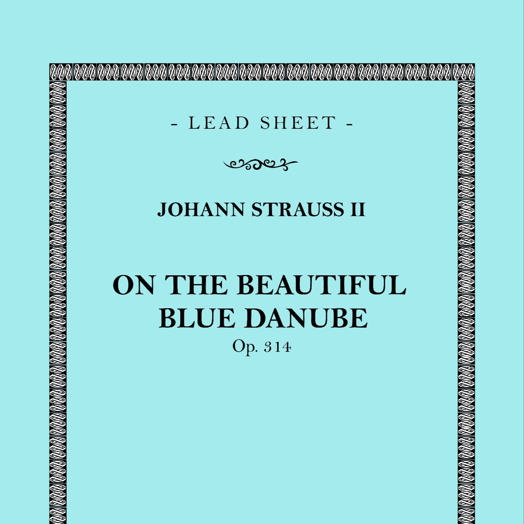 On the Beautiful Blue Danube (arr. Francesco Calì)