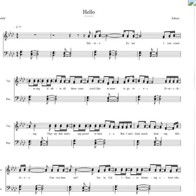 Hello (arr. Erminio delle Landre)
