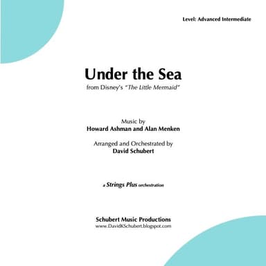 Under The Sea - Score Only (arr. David Schubert)