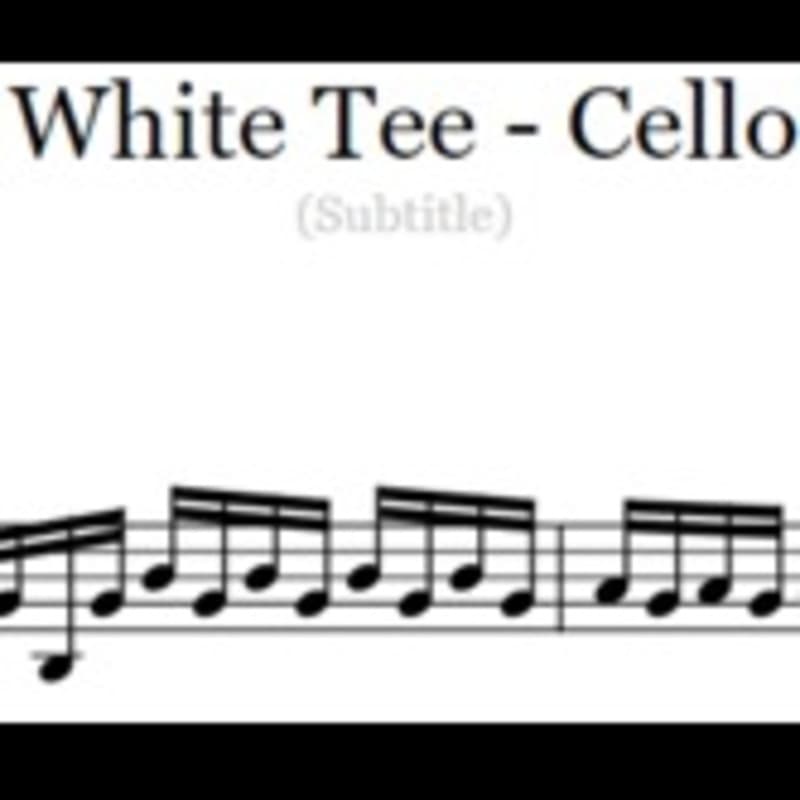 White Tee - Cello