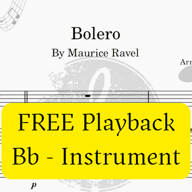 Bolero (Ravel) + Mp3 Playback and Demo + Solo and Piano Parts (arr. Fabio Eduardo de Oliveira)