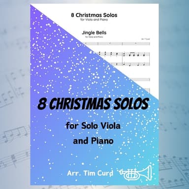 8 Christmas Solos for Viola and Piano