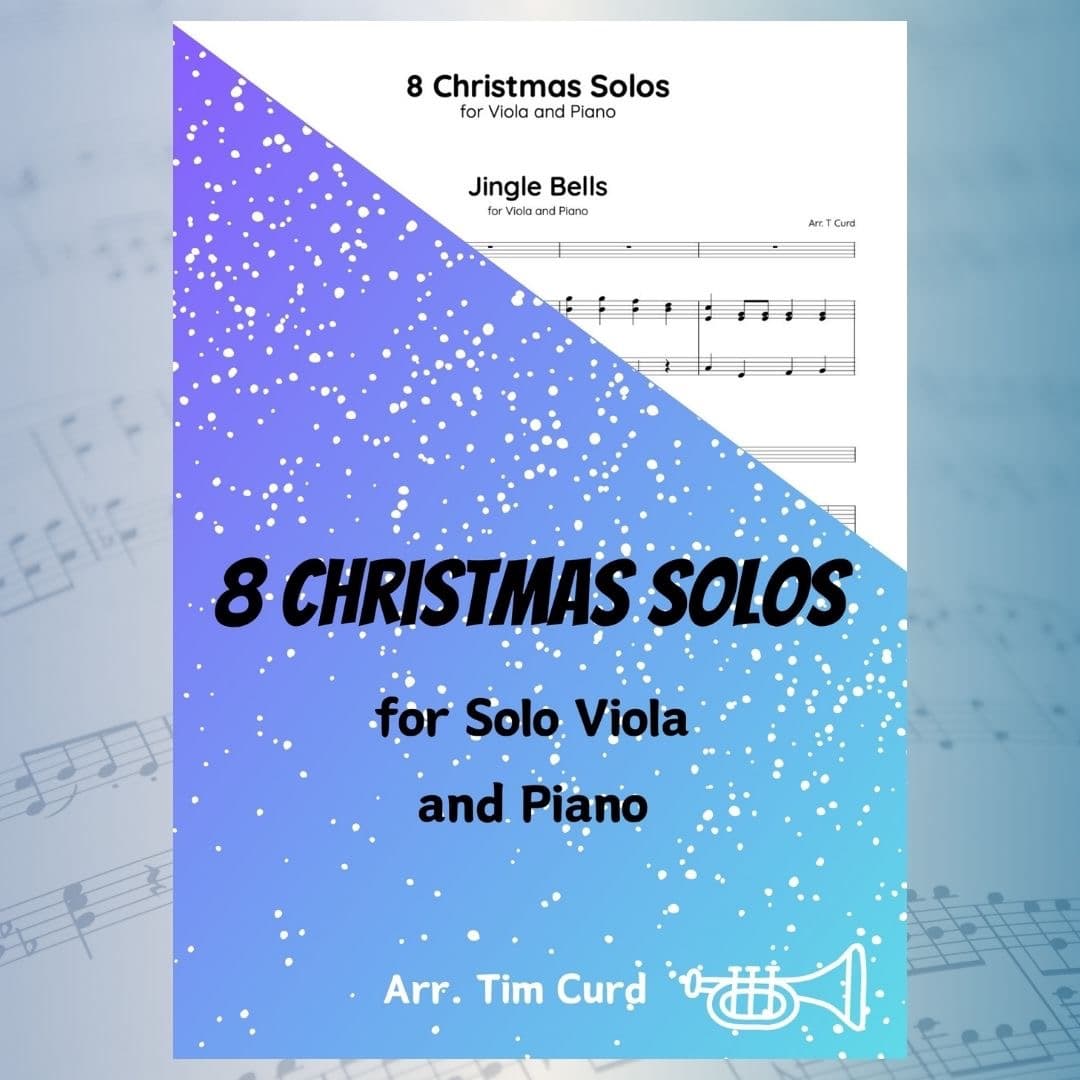 8 Christmas Solos for Viola and Piano