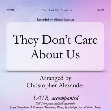 They Don't Care About Us (arr. Christopher Alexander)