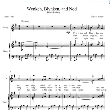 Wynken, Blynken, and Nod