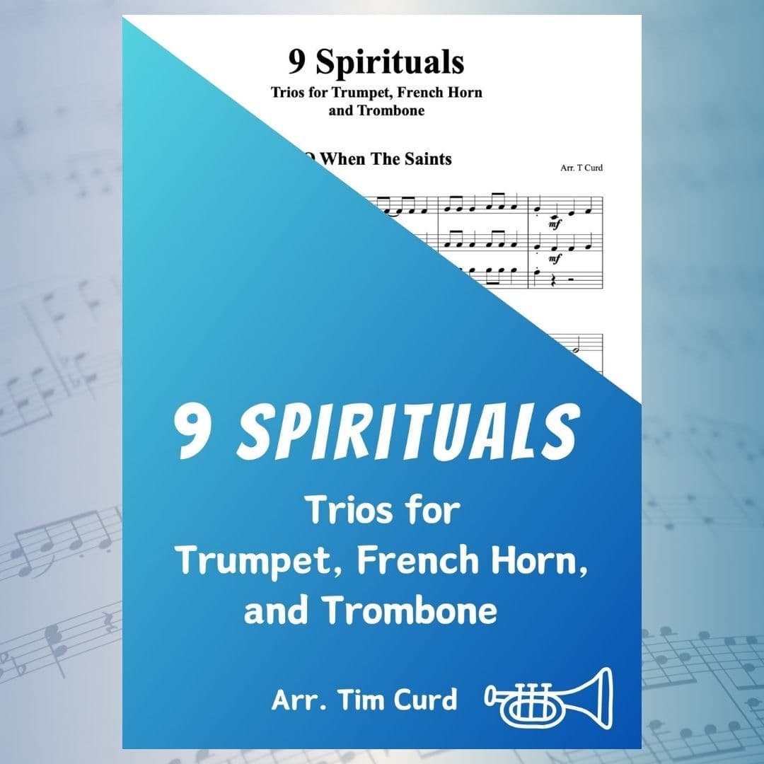 9 Spirituals, Trios For Trumpet, French Horn And Trombone (arr. Curd.)