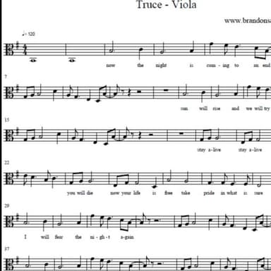 Truce - Viola