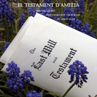El Testament d'Amelia-Oboe Solo (arr. John May)