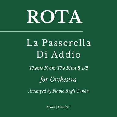 La Passerella Di Addio (arr. Flavio Regis Cunha)