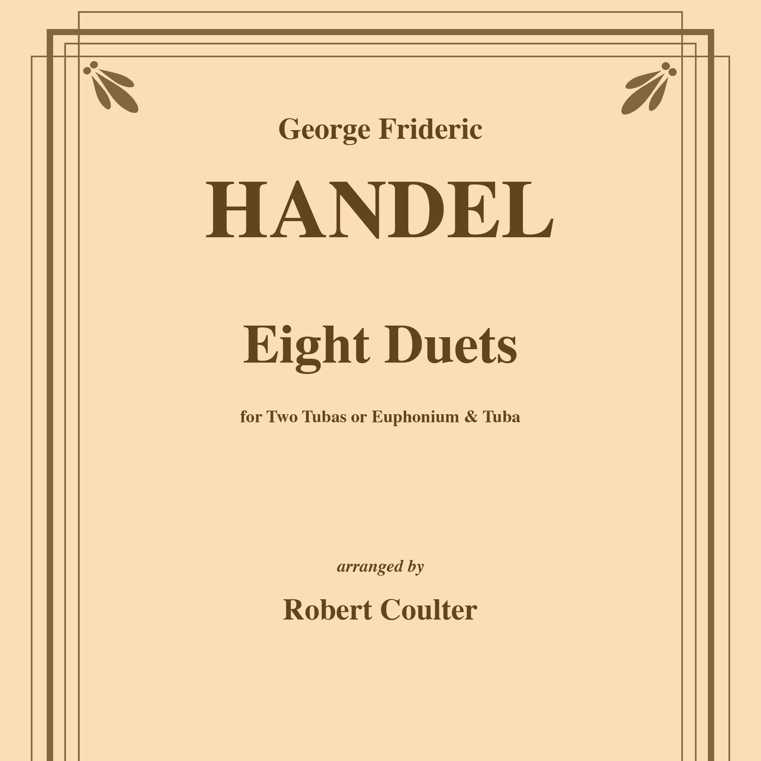 Eight Duets for Euphonium & Tuba or Two Tubas (arr. Robert Coulter)