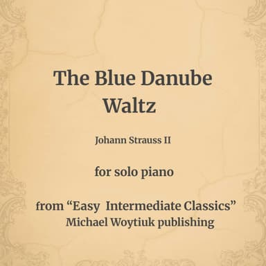 The Blue Danube Waltz (arr. Michael Woytiuk)