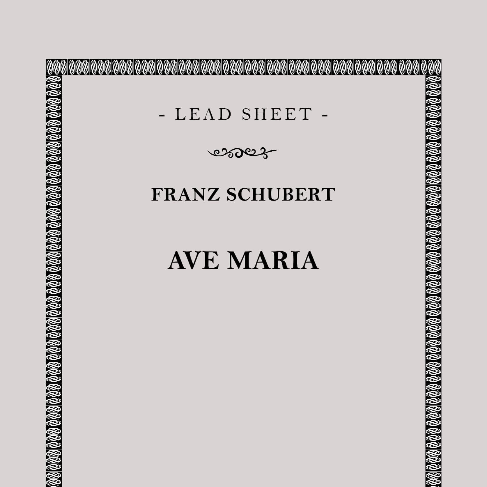 Ave Maria (arr. Francesco Calì)