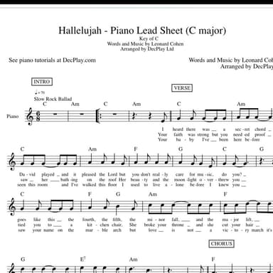 Another Hallelujah (arr. DecPlay Ltd)