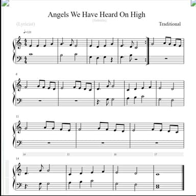 Angels We Have Heard On High (arr. Linda Schooley)