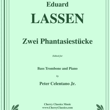 Two Fantasies (Zwei Phantasiestücke) for Bass Trombone and Piano (arr. Celentano, Peter)