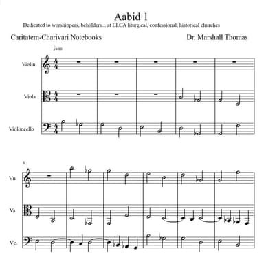 Aabid 1 for String Trio