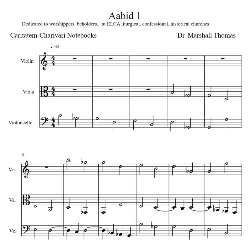 Aabid 1 for String Trio