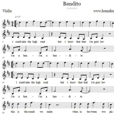 Bandito - Violin